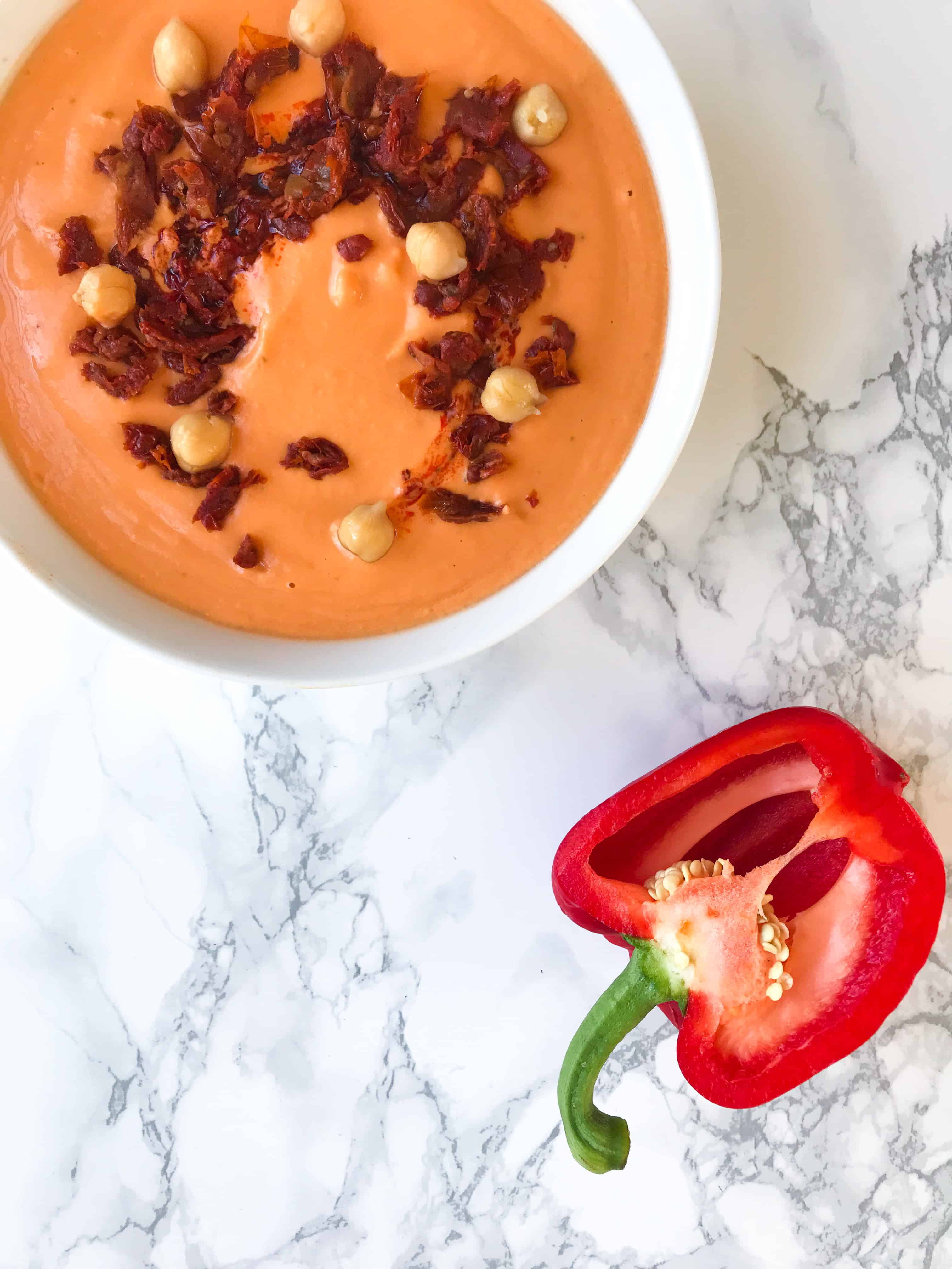 roasted red pepper hummus