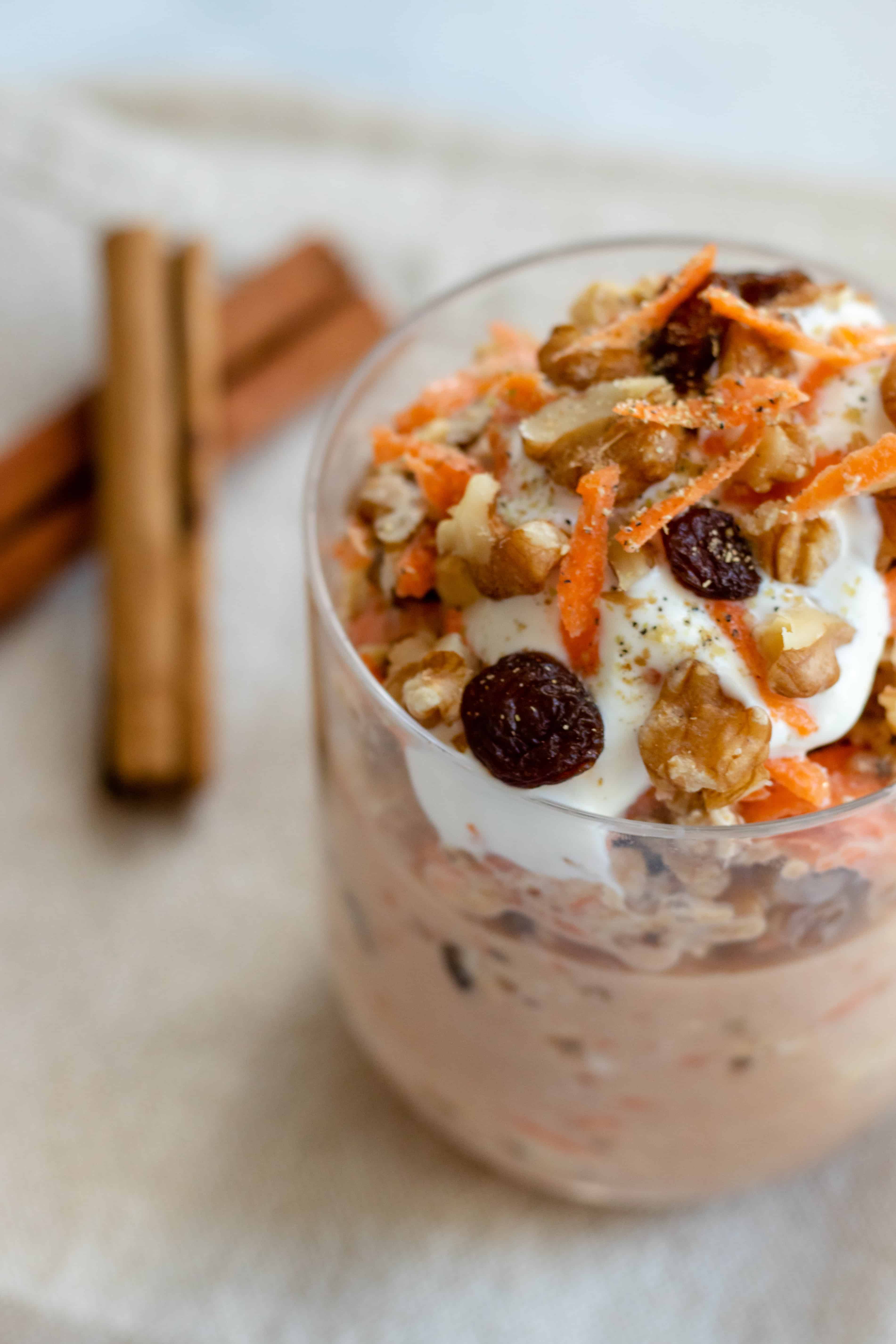 Nourishing Carrot Cake Baked Oatmeal - Hummusapien