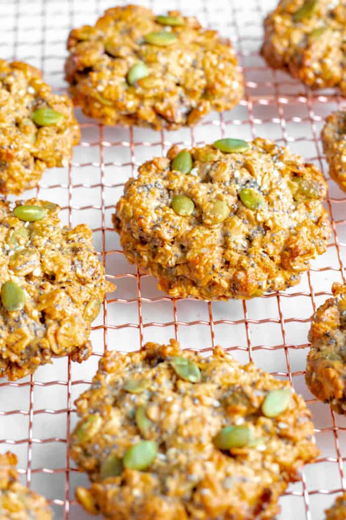 tahini breakfast cookies