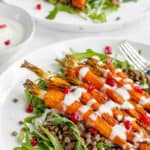 Spiced Carrot & Lentil Salad - Healthy, GF & Vegan! Georgie Eats.