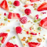 Fruity Frozen Yoghurt Bark - Vegan, GF & Healthy! Georgie Eats.