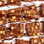 Peanut Butter Chickpea Chocolate Brownies - Vegan, GF & Healthy! Georgie Eats.