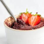Single-Serve Molten Chocolate Pudding - Vegan, GF & Healthy! Georgie Eats.