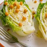 Vegan Caesar Salad with Chickpea Croutons - Vegan, GF & Healthy! Georgie Eats.