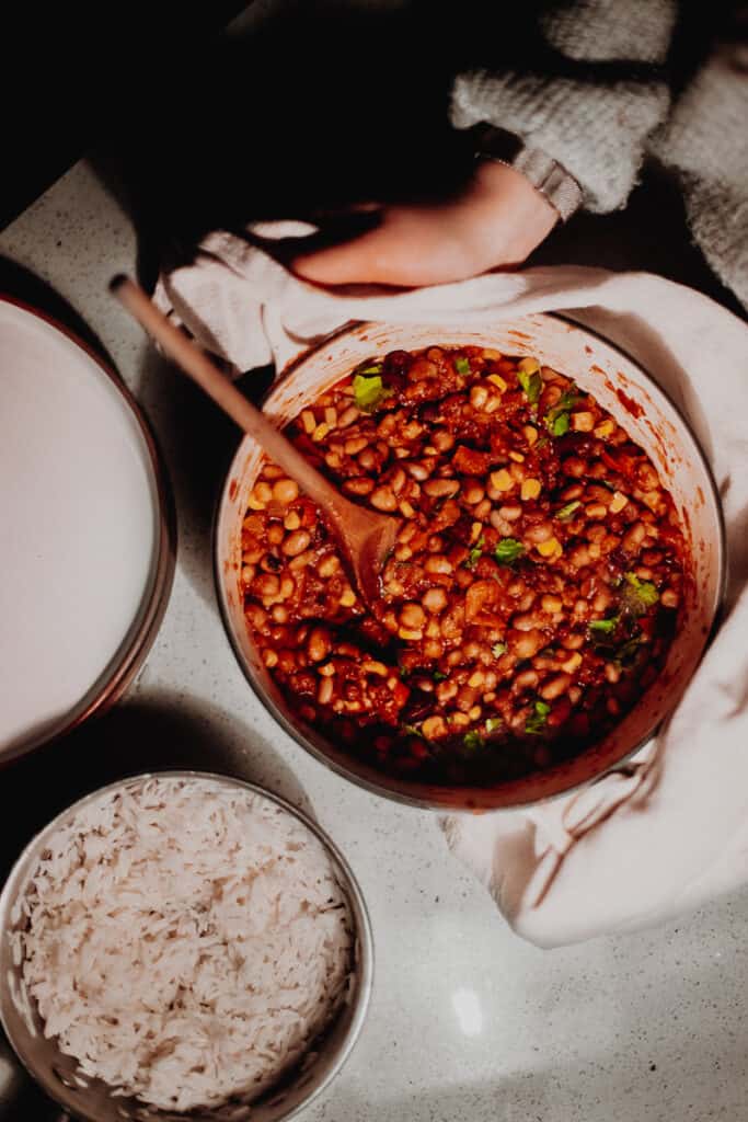 Mixed-Bean Veggie Chilli - Vegan, GF & Healthy! Georgie Eats.