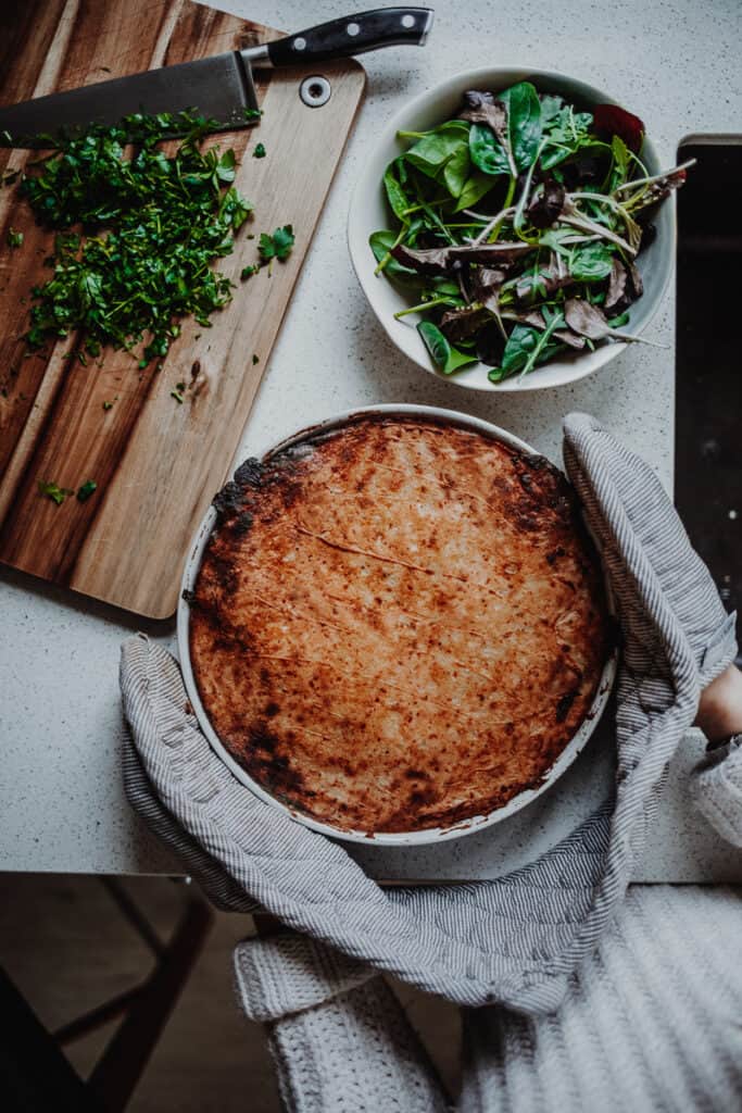 Leek & Mushroom Pie - Vegan, GF & Healthy! Georgie Eats