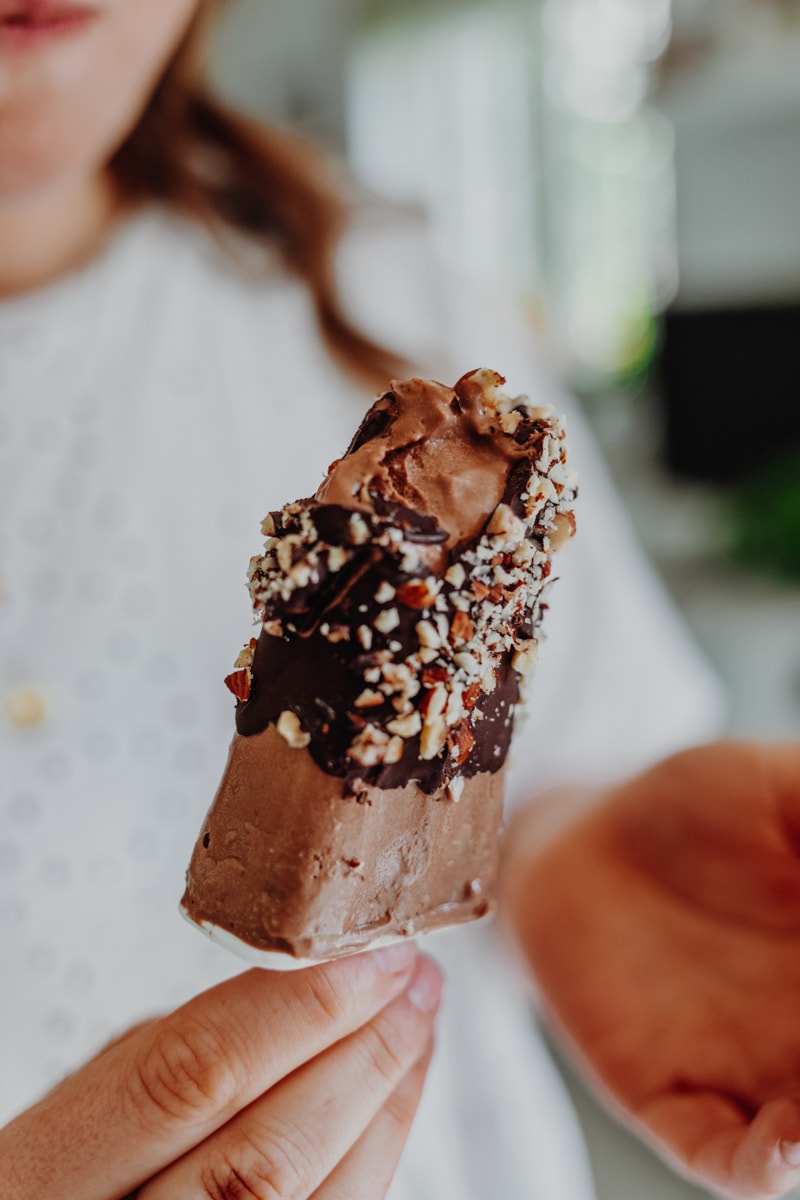 Chocolate Fudge Ice Lollies