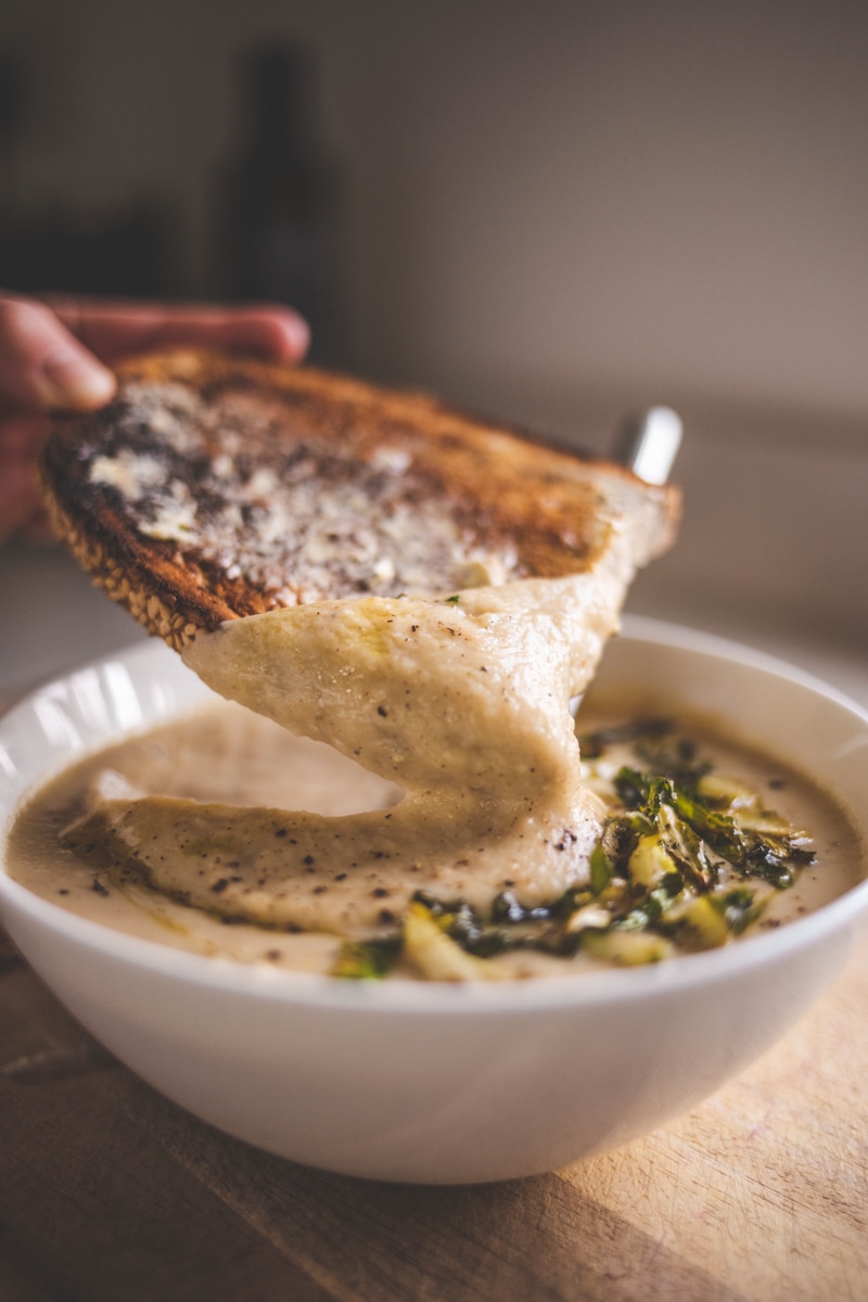 Truffled Cauliflower Soup I Georgie Eats I Vegan, gluten-free & healthy.