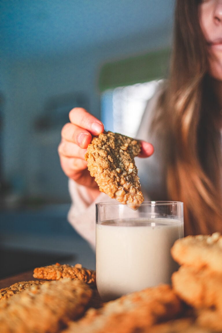 Salted Peanut Cookies - Georgie Eats
