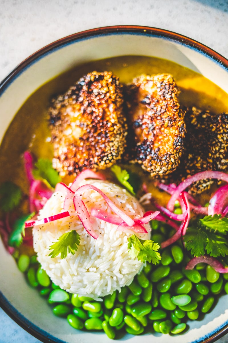 Vegan Tofu Katsu Curry - Georgie Eats