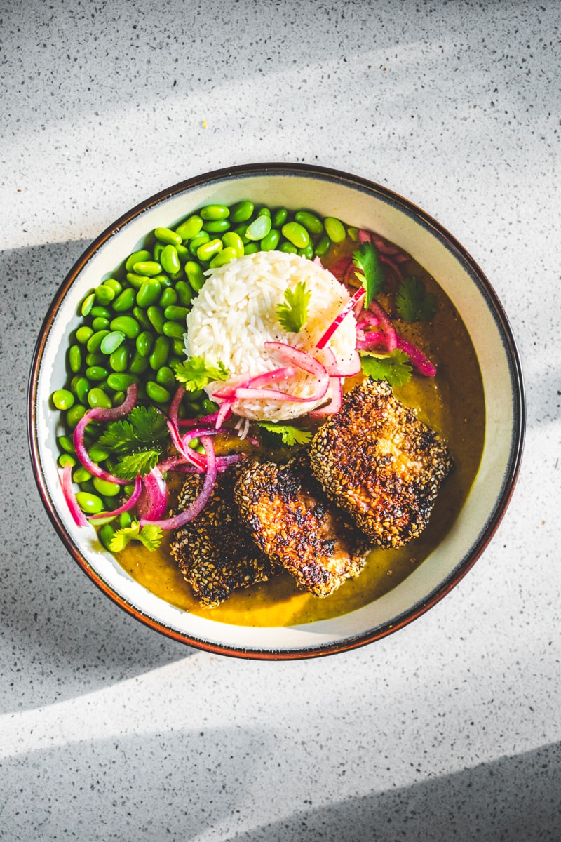 Vegan Tofu Katsu Curry - Georgie Eats