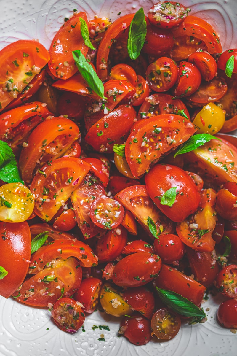 Best Ever Tomato Salad - Georgie Eats