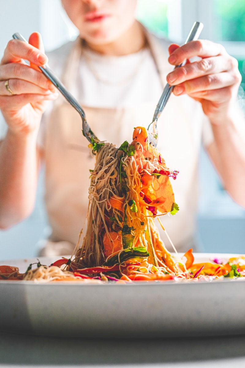 Satay Noodle Salad - Georgie Eats