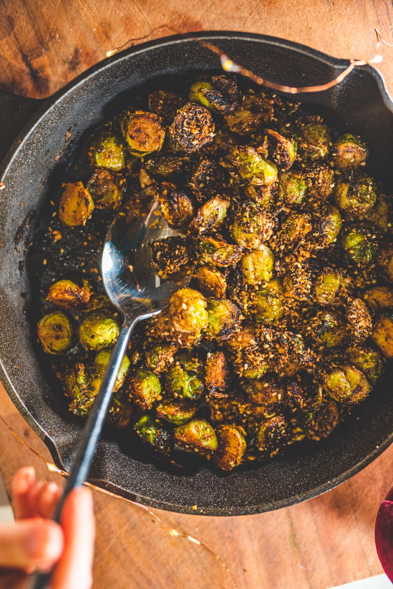 Miso & Sesame Sprouts - Georgie Eats