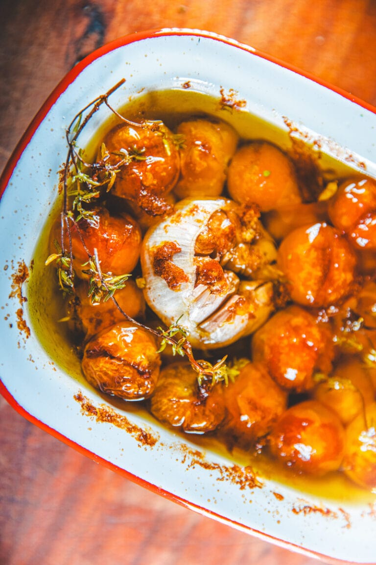 Garlic & Tomato Confit Toast I Eats