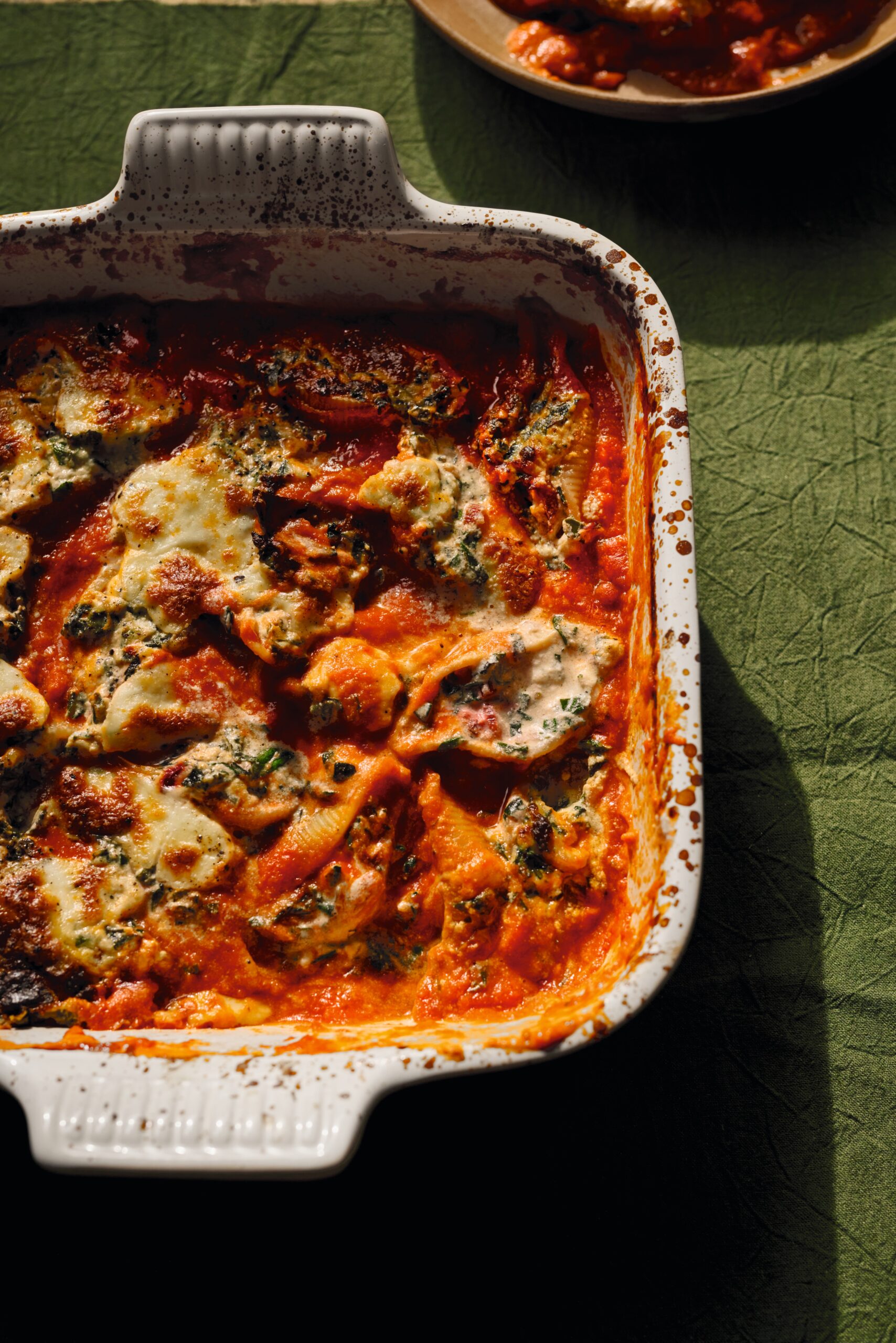 BAKED CHARD CONCHIGLIONI - Georgie Eats