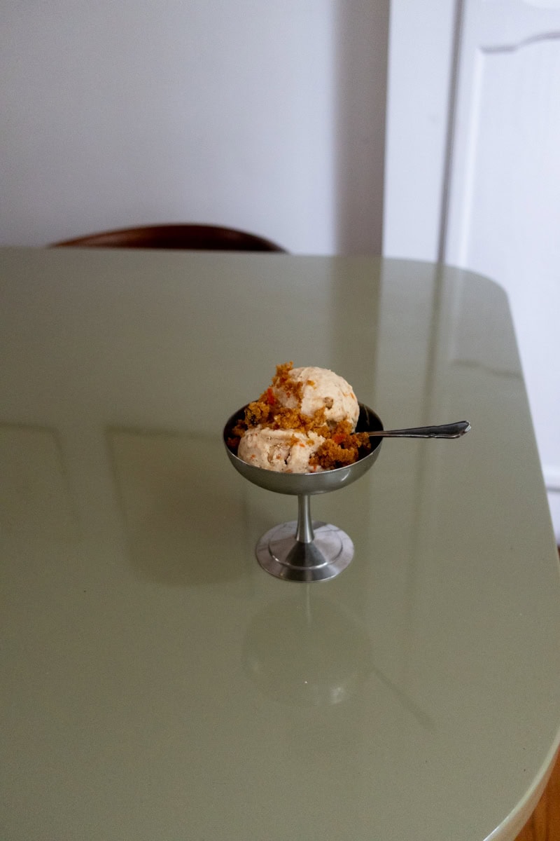 Carrot Cake Ice Cream - Georgie Eats