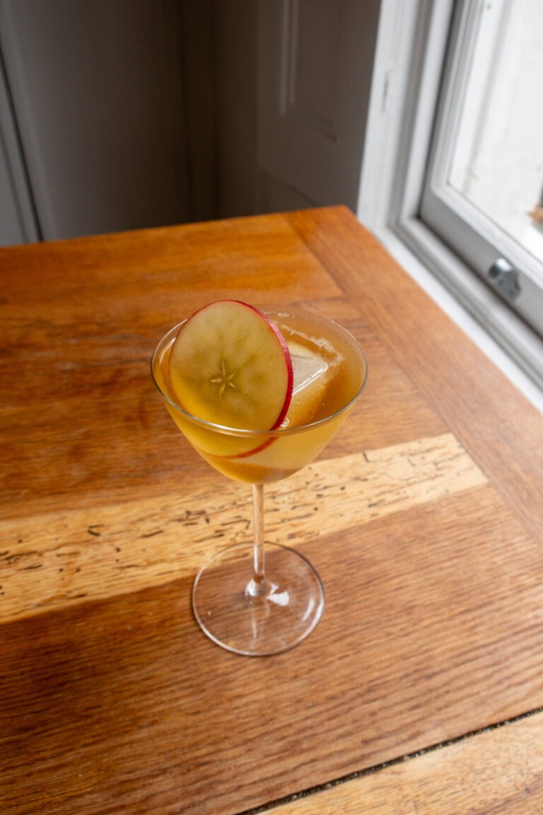 A Cider Cocktail - Georgie Eats