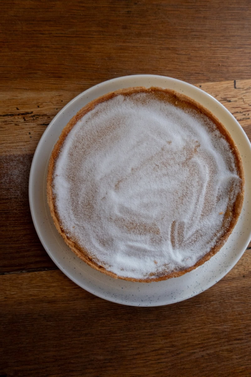 Tart waiting to be caramelised - Georgie Eats