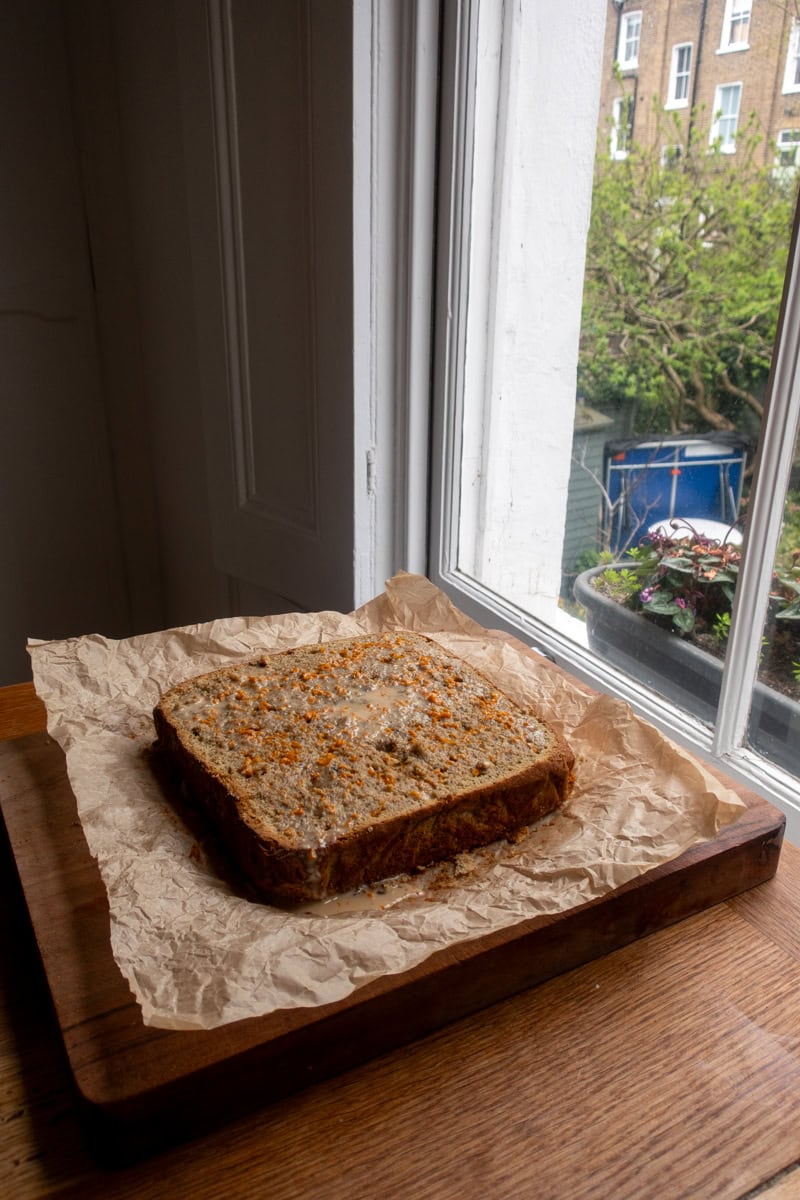 LONDON FOG CAKE WITH BLOOD ORANGE & MASCARPONE ICING - Georgie Mullen