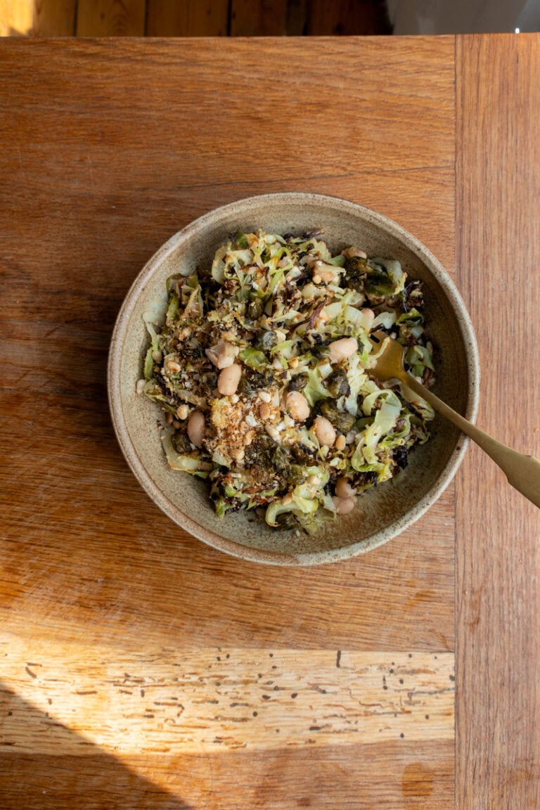 Brown Butter Hispi Cabbage Salad - Georgie Mullen