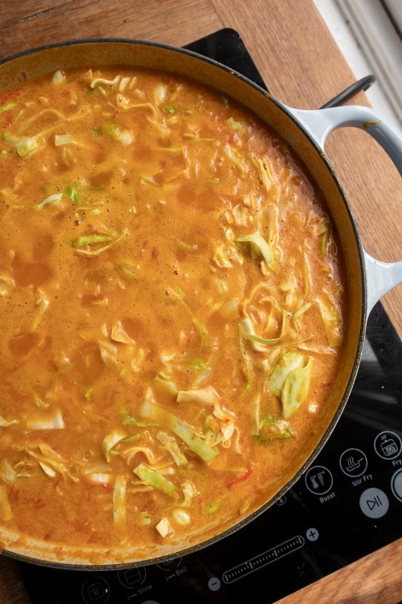 Dal-Style Cabbage Soup - Georgie Mullen