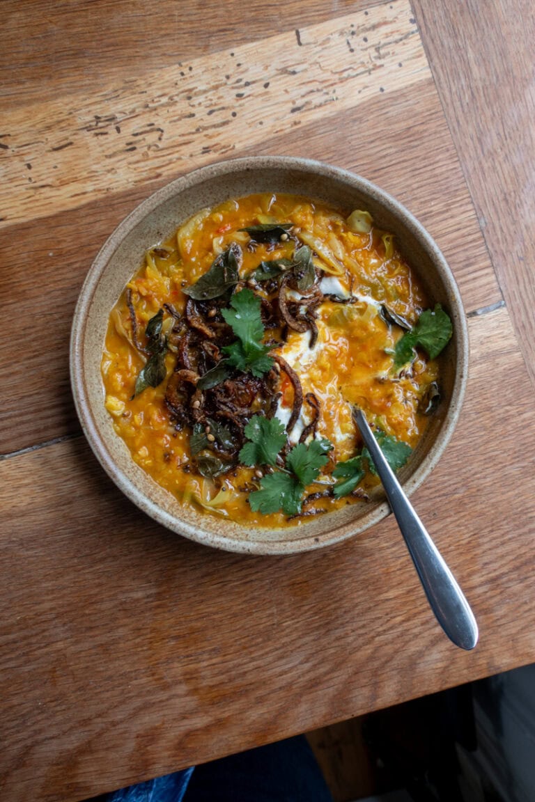 Dal-Style Cabbage Soup - Georgie Mullen