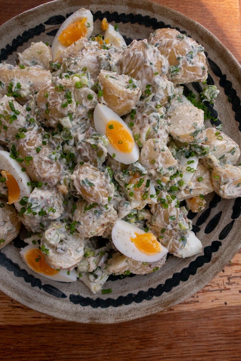 Best Ever Jersey Royal Potato Salad - Georgie Mullen