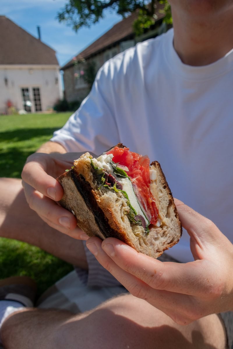 A slice of picnic loaf - Georgie Mullen