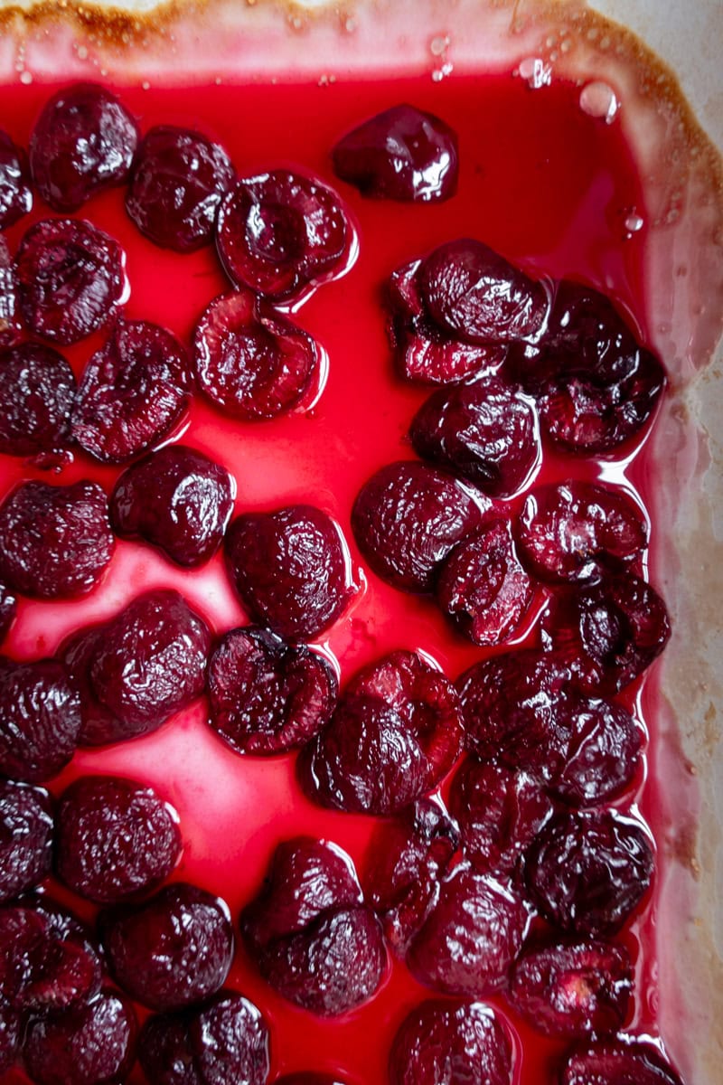 roasted cherries