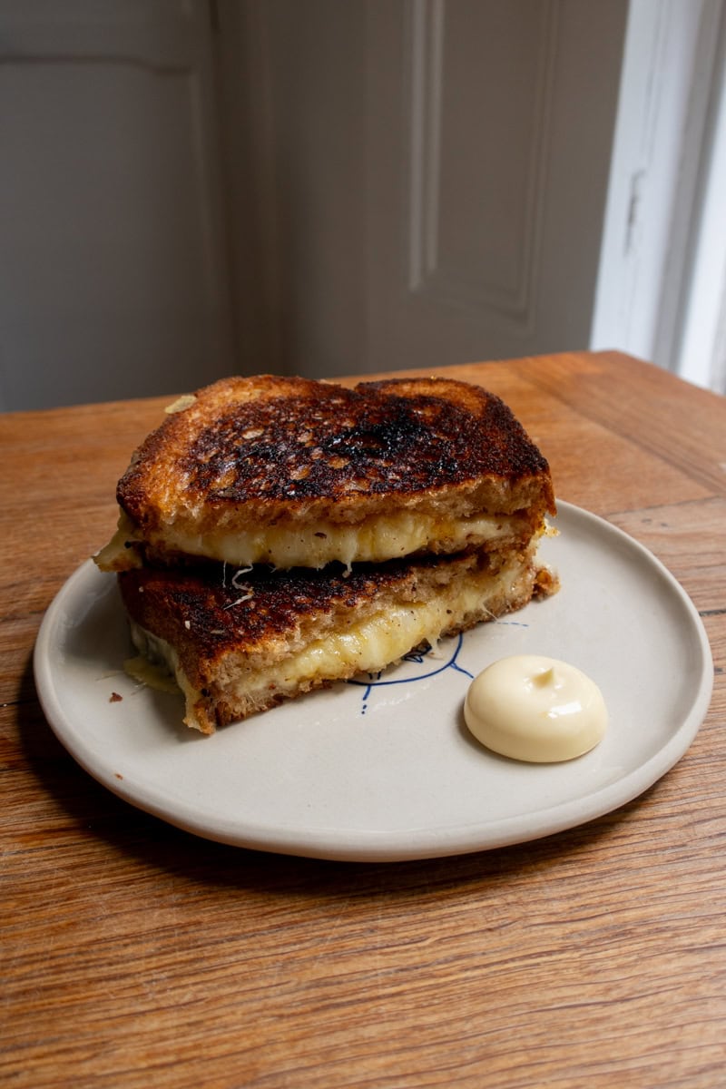 Peach Jam Grilled Cheese - Georgie Mullen